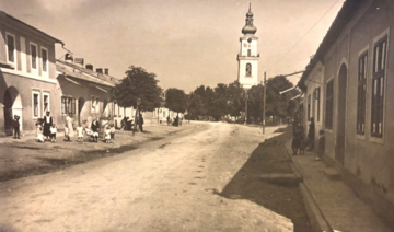 Kostol Hniezdne - historické fotky - exteriér